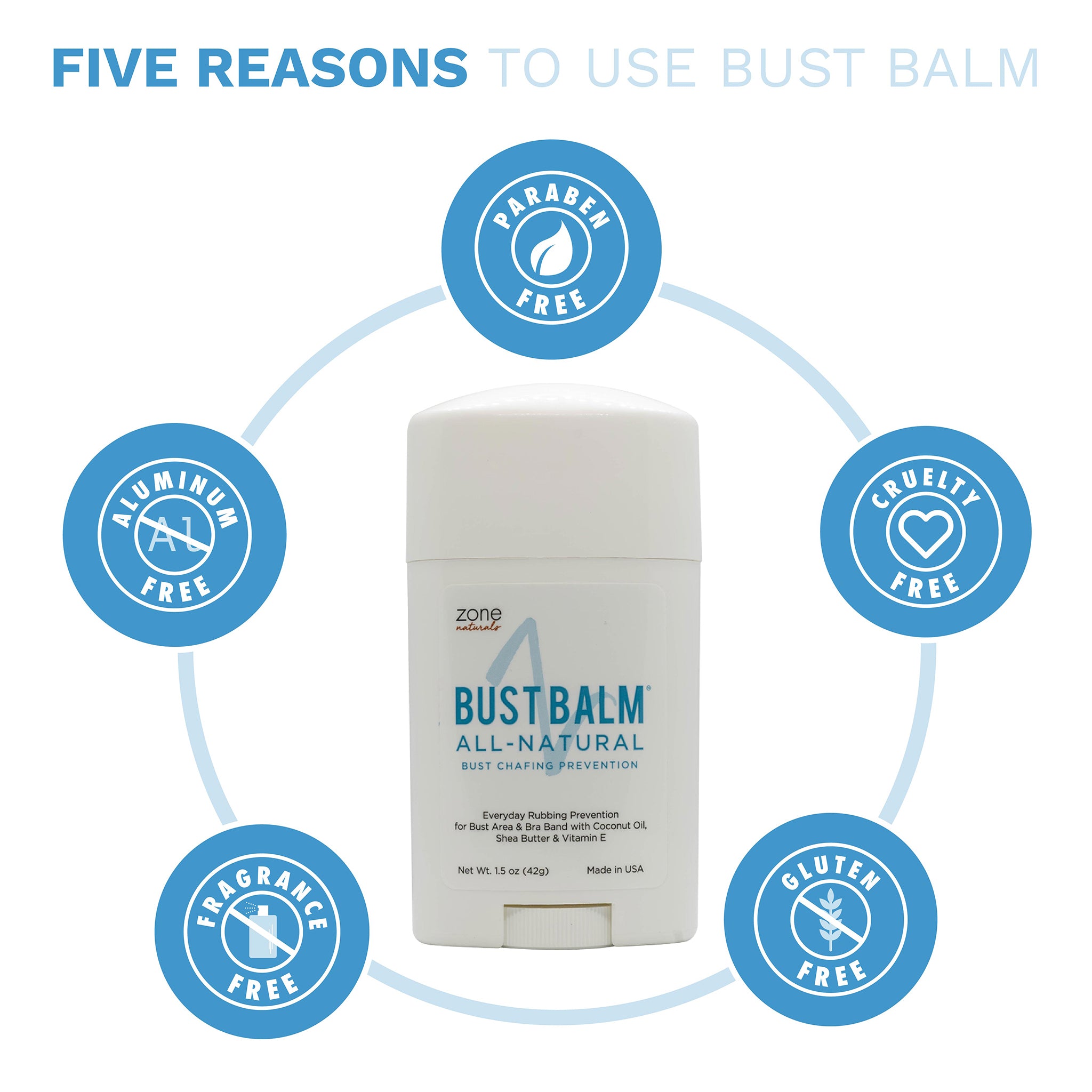 Bust Balm - All-Natural Bust Chafing Stick